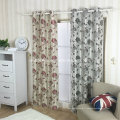 Top Drapes Polyester Black Yarn Jacquard Blackout Curtain